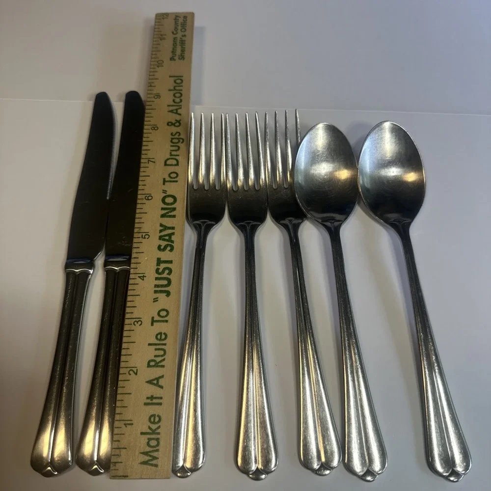 IKEA Kitchen Silverware Utensils Stainless Flatware set Lot of 8 Pieces